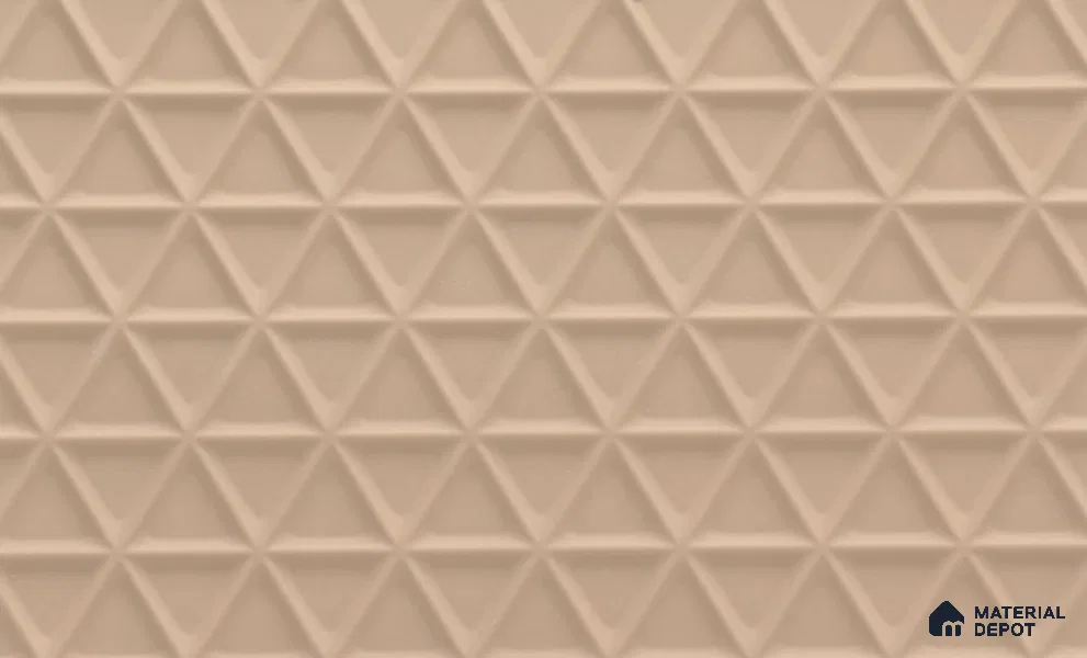 Cream Patterned Look PVC Decorative Wall Panel PN 03010 B 8 ft x 4 ft - 2 mm | Suitable for Feature Wall, TV Unit & Living Room | Width is Subjected to 5% Variation