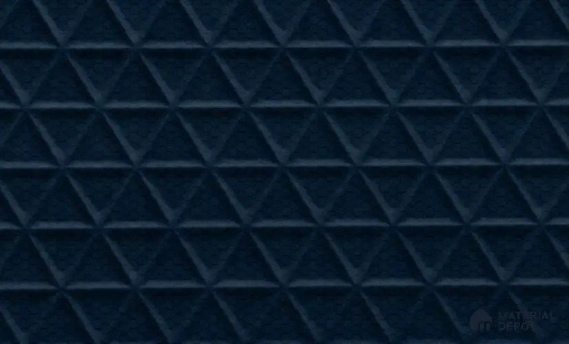 Blue Patterned Look PVC Decorative Wall Panel PN 03010 C 8 ft x 4 ft - 2 mm | Suitable for Feature Wall, TV Unit & Living Room | Width is Subjected to 5% Variation