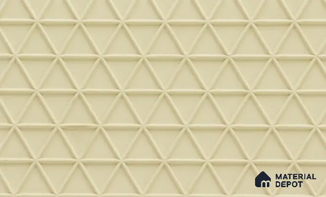 Cream Patterned Look PVC Decorative Wall Panel PN 03010 D 8 ft x 4 ft - 2 mm | Suitable for Feature Wall, TV Unit & Living Room | Width is Subjected to 5% Variation