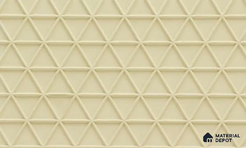 Cream Patterned Look PVC Decorative Wall Panel PN 03010 D 8 ft x 4 ft - 2 mm | Suitable for Feature Wall, TV Unit & Living Room | Width is Subjected to 5% Variation
