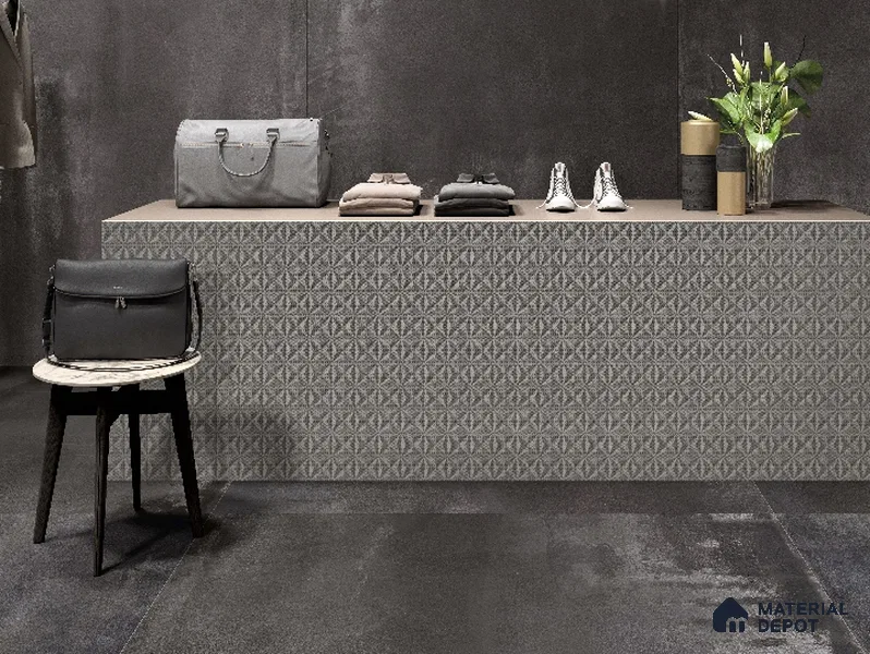 Grey Patterned Look PVC Decorative Wall Panel PN 03011 8 ft x 4 ft - 2 mm | Suitable for Feature Wall, TV Unit & Living Room | Width is Subjected to 5% Variation