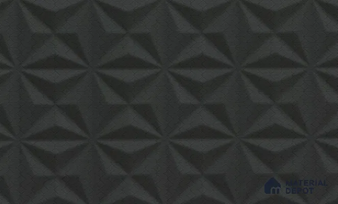Black Patterned Look PVC Decorative Wall Panel PN 03011 B 8 ft x 4 ft - 2 mm | Suitable for Feature Wall, TV Unit & Living Room | Width is Subjected to 5% Variation