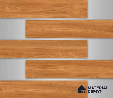 TL 02986 Chocolate Brown 39 x 8 inch Matte Finish Porcelain Floor & Wall Plank Tile - 9.5 mm | 2-3 mm Spacer is Mandatory
