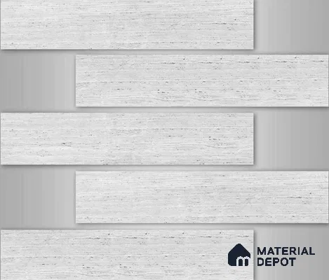 TL 02987 Slate Grey 39 x 8 inch Matte Finish Porcelain Floor & Wall Plank Tile - 9.5 mm (Sample)