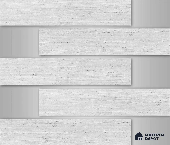 TL 02987 Slate Grey 39 x 8 inch Matte Finish Porcelain Floor & Wall Plank Tile - 9.5 mm (Sample)