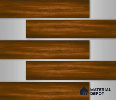 TL 02988 Marrone Brown 39 x 8 inch Matte Finish Porcelain Floor & Wall Plank Tile - 9.5 mm | 2-3 mm Spacer is Mandatory