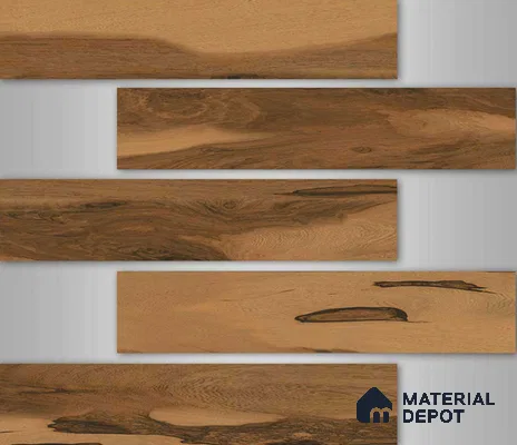 TL 02992 Terra Brown 39 x 8 inch Matte Finish Porcelain Floor & Wall Plank Tile - 9.5 mm | 2-3 mm Spacer is Mandatory