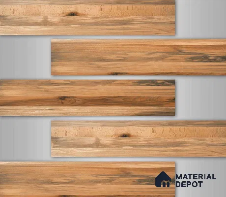 TL 02998 Chestnut Brown 39 x 8 inch Matte Finish Porcelain Floor & Wall Plank Tile - 9.5 mm | 2-3 mm Spacer is Mandatory