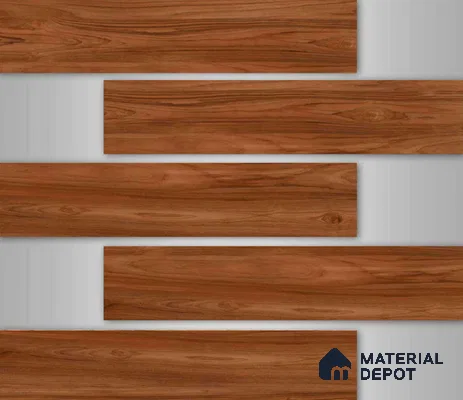 TL 02999 Tan Brown 39 x 8 inch Matte Finish Porcelain Floor & Wall Plank Tile - 9.5 mm | 2-3 mm Spacer is Mandatory