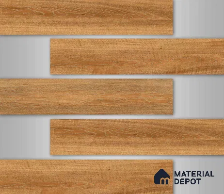 TL 03000 Sepia Brown 39 x 8 inch Matte Finish Porcelain Floor & Wall Plank Tile - 9.5 mm | 2-3 mm Spacer is Mandatory