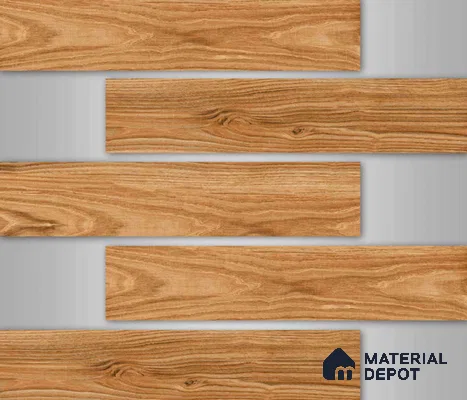 TL 03002 Cocoa 39 x 8 inch Matte Finish Porcelain Floor & Wall Plank Tile - 9.5 mm | 2-3 mm Spacer is Mandatory