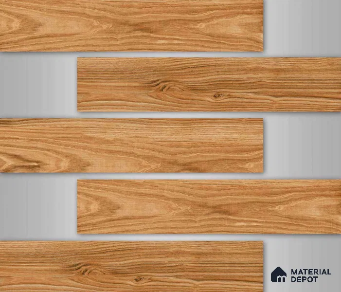 TL 03002 Cocoa 39 x 8 inch Matte Finish Porcelain Floor & Wall Plank Tile - 9.5 mm | 2-3 mm Spacer is Mandatory