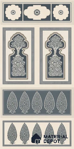 TL 12791 Pantone Mahal Blue-1 4 ft x 2 ft Vitrified Matte Finish Tile - 9 mm