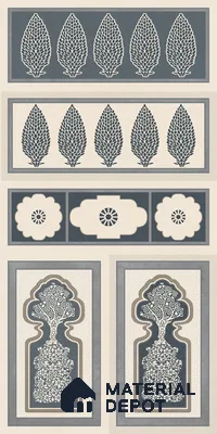 TL 12791 Pantone Mahal Blue-1 4 ft x 2 ft Vitrified Matte Finish Tile - 9 mm