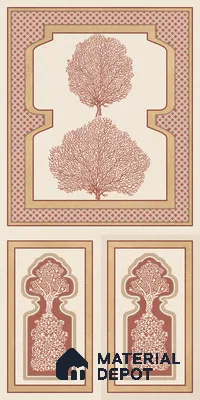 TL 12791 E Pantone Mahal Red-1 4 ft x 2 ft Vitrified Matte Finish Tile - 9 mm