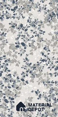 Tropical Wall Tile TL 13324 Midas White Decor A 5.3 ft x 2.6 ft Glue Matte Finish Double Digital Vitrified Tile - 9 mm