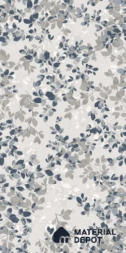 Tropical Wall Tile TL 13324 Midas White Decor A 5.3 ft x 2.6 ft Glue Matte Finish Double Digital Vitrified Tile - 9 mm