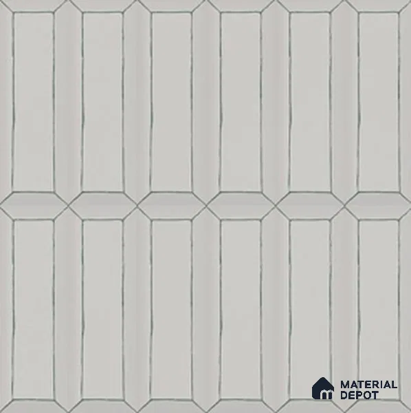 Faux Subway Wall Tile TL 06365 B Forest Blend 1 ft x 1 ft Ceramic Matte Finish Tile - 9 mm | Suitable For Kitchen, Bathroom Walls and Backsplashes | Please Expect a Slight Variation of Pattern
