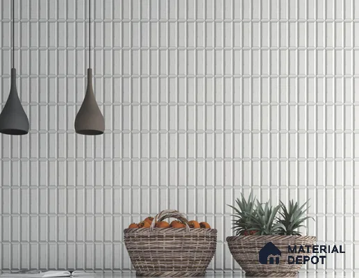Faux Subway Wall Tile TL 06365 B Forest Blend 1 ft x 1 ft Ceramic Matte Finish Tile - 9 mm | Suitable For Kitchen, Bathroom Walls and Backsplashes | Please Expect a Slight Variation of Pattern