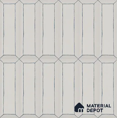Faux Subway Wall Tile TL 06365 C Notte Charm 1 ft x 1 ft Ceramic Matte Finish Tile - 9 mm | Suitable For Kitchen, Bathroom Walls and Backsplashes | Please Expect a Slight Variation of Pattern