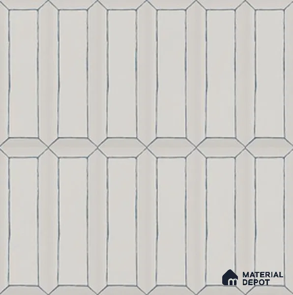 Faux Subway Wall Tile TL 06365 C Notte Charm 1 ft x 1 ft Ceramic Matte Finish Tile - 9 mm | Suitable For Kitchen, Bathroom Walls and Backsplashes | Please Expect a Slight Variation of Pattern