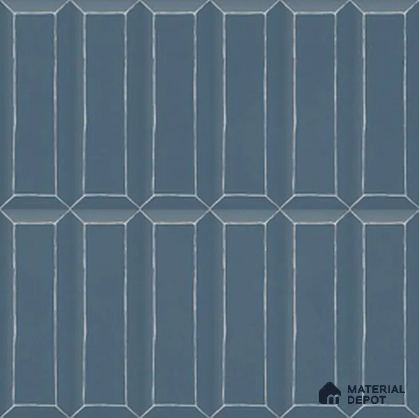 Faux Subway Wall Tile TL 06365 F Notte Vibe 1 ft x 1 ft Ceramic Matte Finish Tile - 9 mm | Suitable For Kitchen, Bathroom Walls and Backsplashes | Please Expect a Slight Variation of Pattern