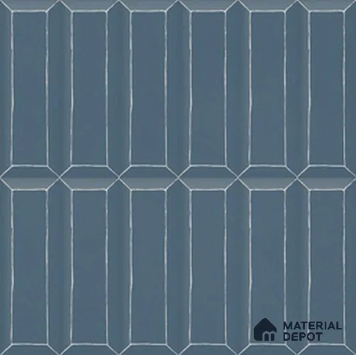 Faux Subway Wall Tile TL 06365 F Notte Vibe 1 ft x 1 ft Ceramic Matte Finish Tile - 9 mm | Suitable For Kitchen, Bathroom Walls and Backsplashes | Please Expect a Slight Variation of Pattern
