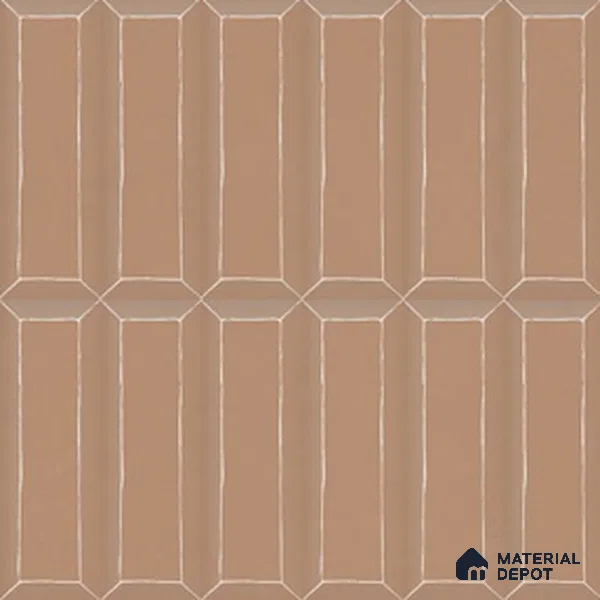 Faux Subway Wall Tile TL 06365 D Refined Bhama 1 ft x 1 ft Ceramic Matte Finish Tile - 9 mm | Suitable For Kitchen, Bathroom Walls and Backsplashes | Please Expect a Slight Variation of Pattern