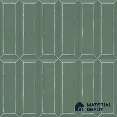 Faux Subway Wall Tile TL 06365 E Forest Essence 1 ft x 1 ft Ceramic Matte Finish Tile - 9 mm | Suitable For Kitchen, Bathroom Walls and Backsplashes | Please Expect a Slight Variation of Pattern