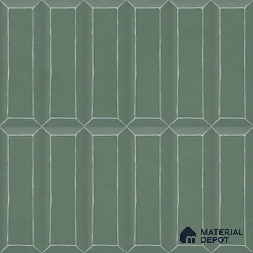 Faux Subway Wall Tile TL 06365 E Forest Essence 1 ft x 1 ft Ceramic Matte Finish Tile - 9 mm | Suitable For Kitchen, Bathroom Walls and Backsplashes | Please Expect a Slight Variation of Pattern