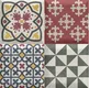 A close-up of aFaux Subway Wall Tile TL 06366 C Lustrous Multy Decor 1 ft x 1 ft Ceramic Matte Finish Tile - 9 mm | Suitable For Kitchen, Bathroom Walls and Backsplashes with a Matte finish available at Material Depot in Bangalore