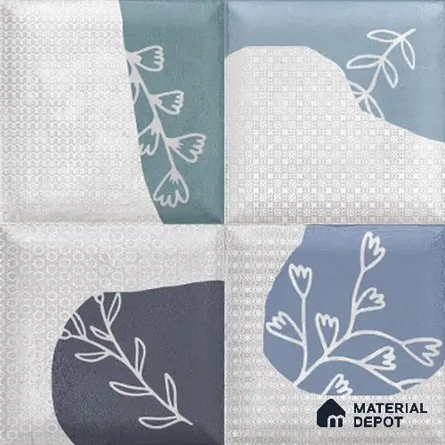 Faux Subway Wall Tile TL 06366 D Elegant Carmine Decor 1 ft x 1 ft Ceramic Matte Finish Tile - 9 mm | Suitable For Kitchen, Bathroom Walls and Backsplashes | Please Expect a Slight Variation of Pattern