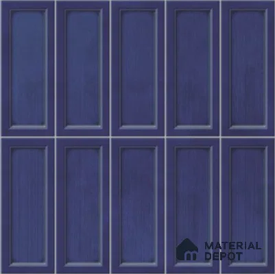 Faux Subway Wall Tile TL 06360 Blue Vibe 1 ft x 1 ft Ceramic Glossy Finish Tile - 9 mm | Suitable For Kitchen, Bathroom Walls and Backsplashes | Please Expect a Slight Variation of Pattern