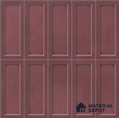 Faux Subway Wall Tile TL 06360 C Lustrous Grape 1 ft x 1 ft Ceramic Glossy Finish Tile - 9 mm | Suitable For Kitchen, Bathroom Walls and Backsplashes | Please Expect a Slight Variation of Pattern
