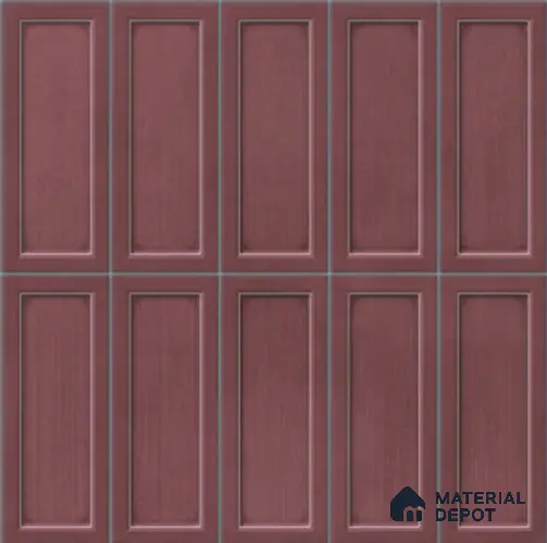 Faux Subway Wall Tile TL 06360 C Lustrous Grape 1 ft x 1 ft Ceramic Glossy Finish Tile - 9 mm | Suitable For Kitchen, Bathroom Walls and Backsplashes | Please Expect a Slight Variation of Pattern