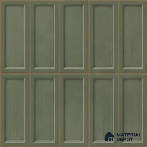 Faux Subway Wall Tile TL 06360 F Classic Jade 1 ft x 1 ft Ceramic Glossy Finish Tile - 9 mm | Suitable For Kitchen, Bathroom Walls and Backsplashes | Please Expect a Slight Variation of Pattern