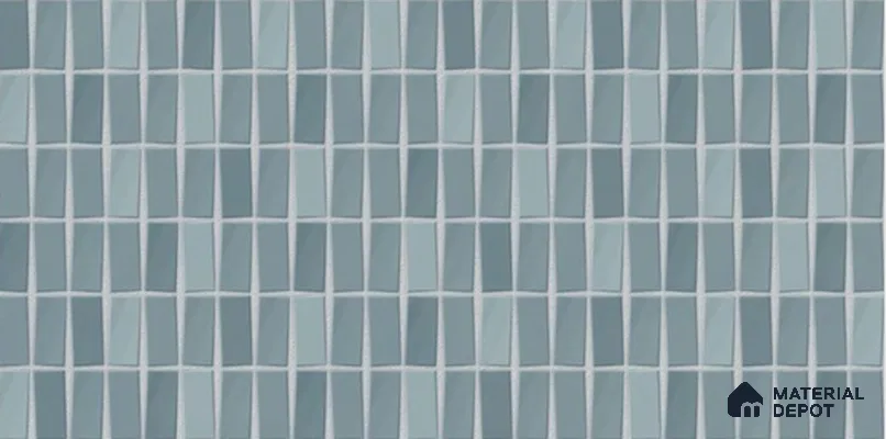 Faux Subway Wall Tile TL 06369 C Elegant Dusk 2 ft x 1 ft Ceramic Glossy Finish Tile - 9 mm | Suitable For Kitchen, Bathroom Walls and Backsplashes | Please Expect a Slight Variation of Pattern