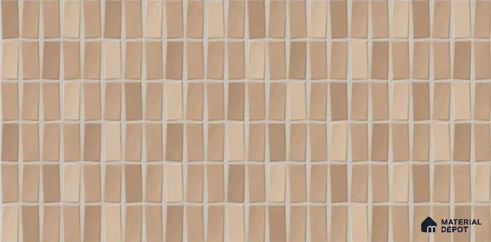 Faux Subway Wall Tile TL 06369 D Radiant Bhama 2 ft x 1 ft Ceramic Glossy Finish Tile - 9 mm | Suitable For Kitchen, Bathroom Walls and Backsplashes | Please Expect a Slight Variation of Pattern