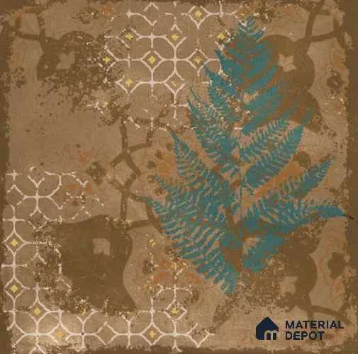 Moroccan Wall & Floor Tile TL 06364 Radiant Multy 1 ft x 1 ft Ceramic Matte Finish Tile - 9 mm | Suitable For Kitchen, Bathroom Walls and Backsplashes | Please Expect a Slight Variation of Pattern
