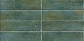A close-up of aFaux Subway Wall Tile TL 06368 Artefic Green 2 ft x 1 ft Ceramic Glossy Finish Tile - 9 mm | Suitable For Kitchen, Bathroom Walls and Backsplashes with a Glossy finish available at Material Depot in Bangalore