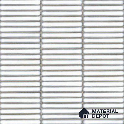 Faux Subway Wall Tile TL 06358 Radiant White 1 ft x 1 ft Ceramic Glossy Finish Tile - 9 mm | Suitable For Kitchen, Bathroom Walls and Backsplashes | Please Expect a Slight Variation of Pattern