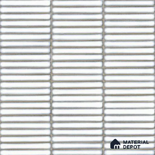 Faux Subway Wall Tile TL 06358 Radiant White 1 ft x 1 ft Ceramic Glossy Finish Tile - 9 mm | Suitable For Kitchen, Bathroom Walls and Backsplashes | Please Expect a Slight Variation of Pattern