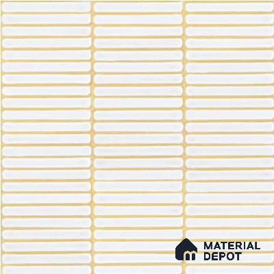 Faux Subway Wall Tile TL 06358 B Radiant Gold 1 ft x 1 ft Ceramic Glossy Finish Tile - 9 mm | Suitable For Kitchen, Bathroom Walls and Backsplashes | Please Expect a Slight Variation of Pattern