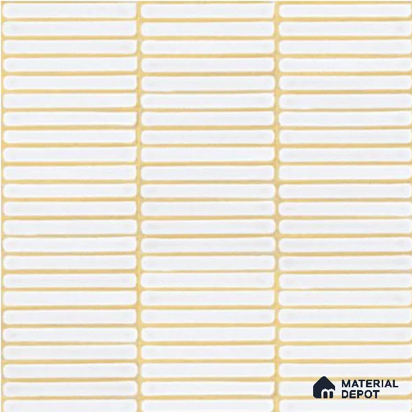 Faux Subway Wall Tile TL 06358 B Radiant Gold 1 ft x 1 ft Ceramic Glossy Finish Tile - 9 mm | Suitable For Kitchen, Bathroom Walls and Backsplashes | Please Expect a Slight Variation of Pattern