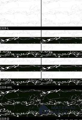 TL 01902 C Black Dark 18 x 12 inch Glossy Finish Ceramic Wall Tile - 6 mm