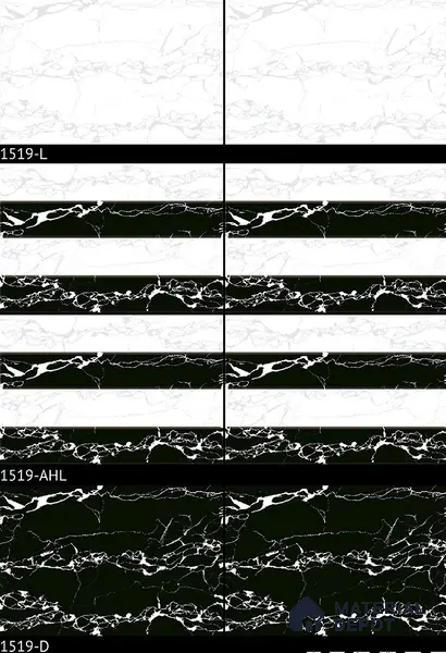 TL 01902 C Black Dark 18 x 12 inch Glossy Finish Ceramic Wall Tile - 6 mm