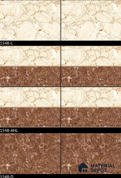 TL 01903 C Pastel Light 18 x 12 inch Glossy Finish Ceramic Wall Tile - 6 mm