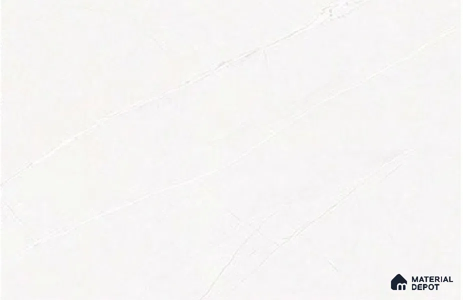 Marble Wall Tile TL 01923 A Arctic White Light 18 x 12 inch Glossy Finish Ceramic Tile - 6 mm