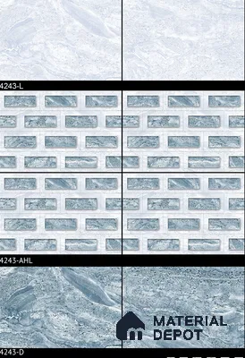 TL 01920 A Eggshell White Light 18 x 12 inch Glossy Finish Ceramic Wall Tile - 6 mm