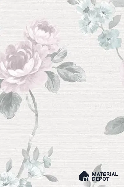 572951-1 | 5 Meter x 42 Inches Florals Look Wallpaper - 57.41 Sq. Ft. | Minimum 15% wastage during installation